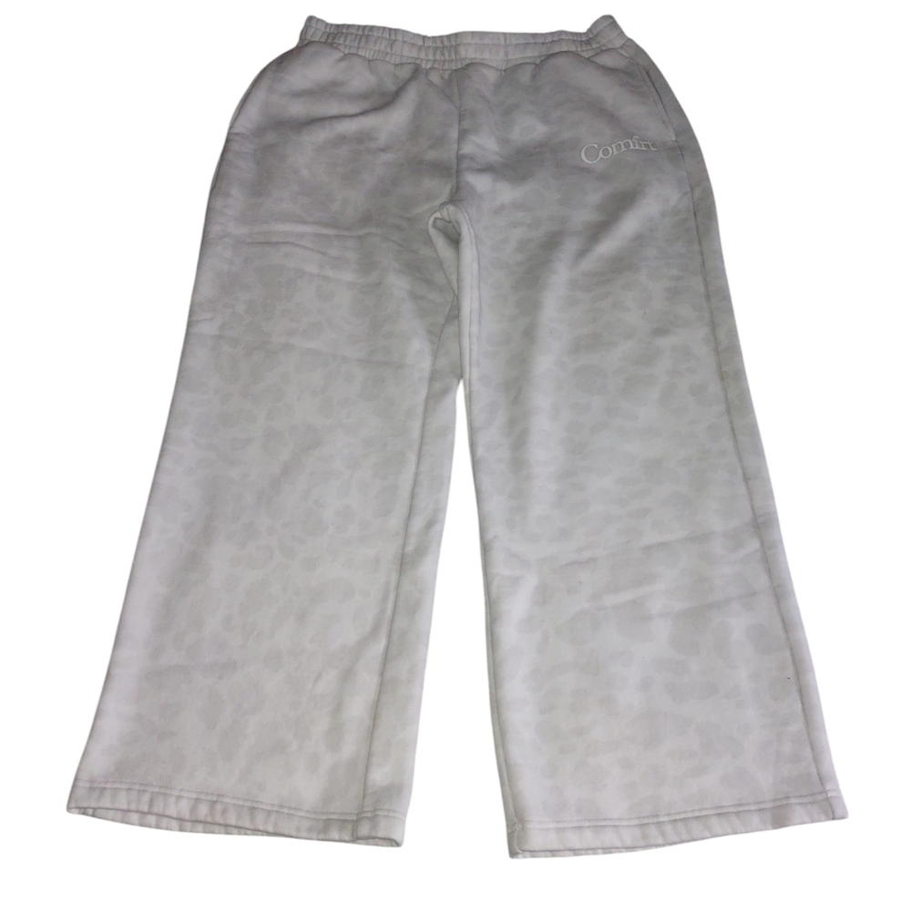 Comfrt Snow Leopard Straight Leg Sweatpants Womens XL